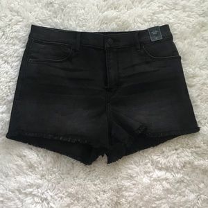 Abercrombie black shorts high waist size 27